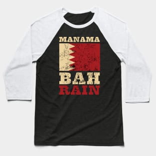 Flag of Bahrain Baseball T-Shirt